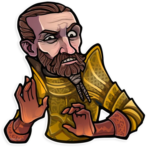 🤢 Стикер «God of War» для Telegram