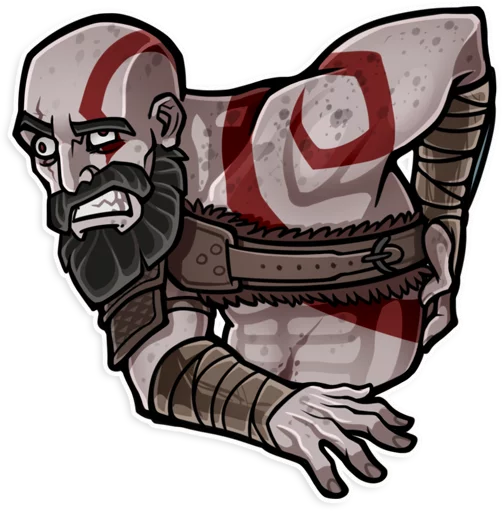 🤕 Стикер «God of War» для Telegram