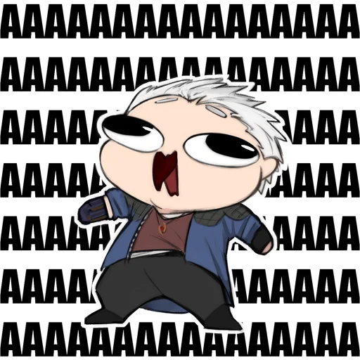 😱 Стикер «Devil May Cry чибики» для Telegram