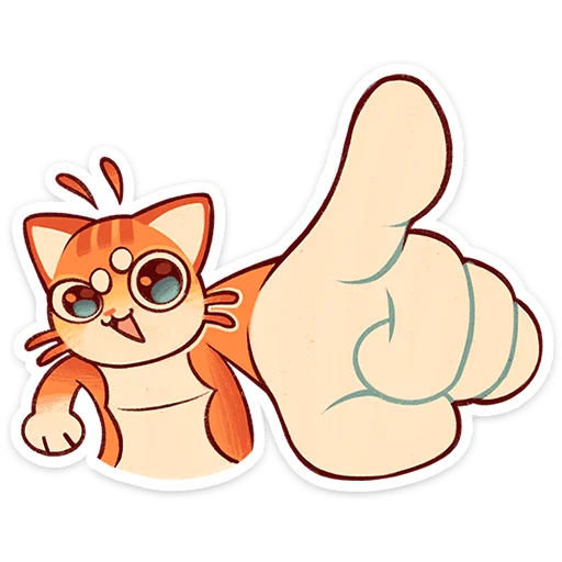 🐱 Стикер «Криль» для Telegram