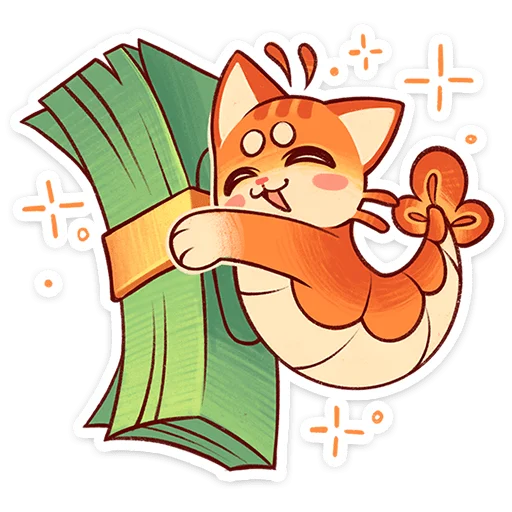 🐱 Стикер «Криль» для Telegram