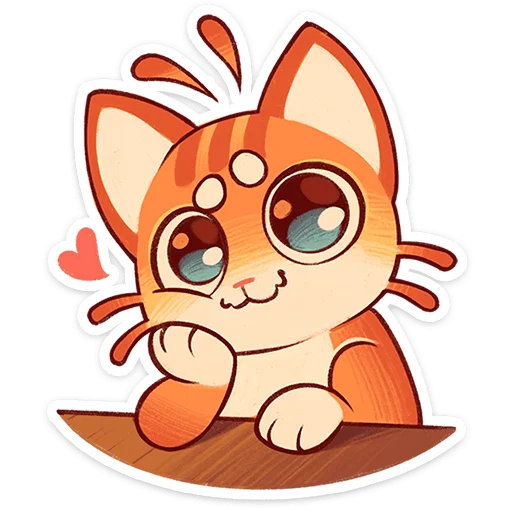 🐱 Стикер «Криль» для Telegram
