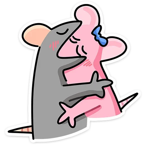😘 Стикер «Крис и Кристина» для Telegram