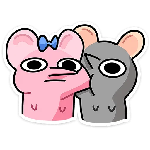 😐 Стикер «Крис и Кристина» для Telegram