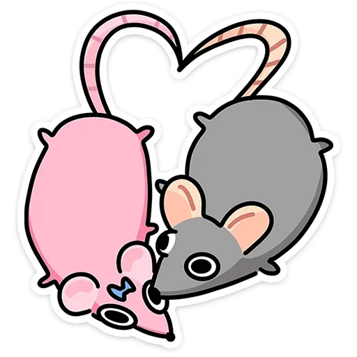 ❤ Стикер «Крис и Кристина» для Telegram