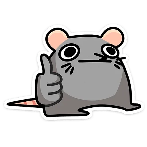 👍 Стикер «Крис без текста» для Telegram