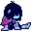 Стикер 9 ❤️ Набор эмоджи по игре «Deltarune»