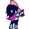 Стикер 6 ❤️ Набор эмоджи по игре «Deltarune»