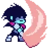 Стикер 7 ❤️ Набор эмоджи по игре «Deltarune»