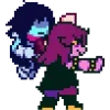 Стикер 27 ❤️ Набор эмоджи по игре «Deltarune»