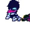 Стикер 60 ❤️ Набор эмоджи по игре «Deltarune»