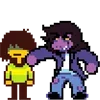 Стикер 59 ❤️ Набор эмоджи по игре «Deltarune»