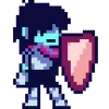 Стикер 14 ❤️ Набор эмоджи по игре «Deltarune»