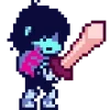 Стикер 8 ❤️ Набор эмоджи по игре «Deltarune»