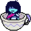 Стикер 23 ❤️ Набор эмоджи по игре «Deltarune»