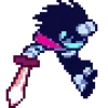 Стикер 56 ❤️ Набор эмоджи по игре «Deltarune»