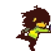 Стикер 39 ❤️ Набор эмоджи по игре «Deltarune»