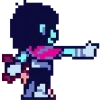 Стикер 11 ❤️ Набор эмоджи по игре «Deltarune»