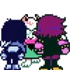 Стикер 58 ❤️ Набор эмоджи по игре «Deltarune»
