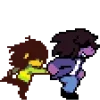 Стикер 38 ❤️ Набор эмоджи по игре «Deltarune»