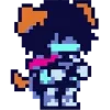 Стикер 34 ❤️ Набор эмоджи по игре «Deltarune»