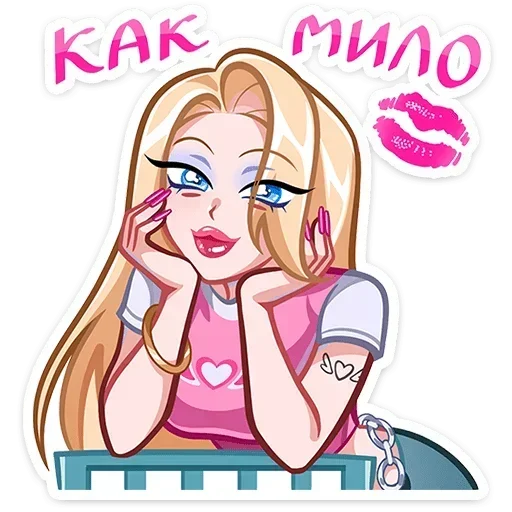 Стикер 8 Кристалл