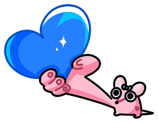 💙 Стикер «Кристина без надписей» для Telegram