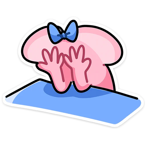 🫣 Стикер «Кристина без надписей» для Telegram