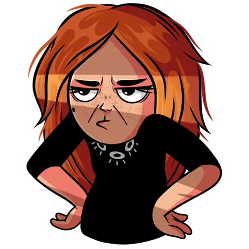 😑 Стикер «KristinaKaspi» для Telegram