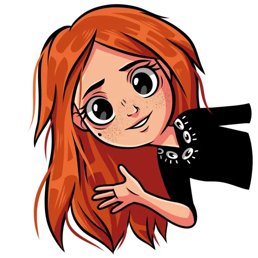 👋 Стикер «KristinaKaspi» для Telegram