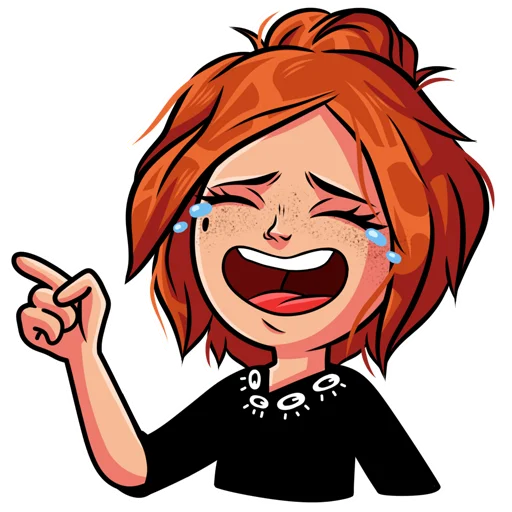 😂 Стикер «KristinaKaspi» для Telegram