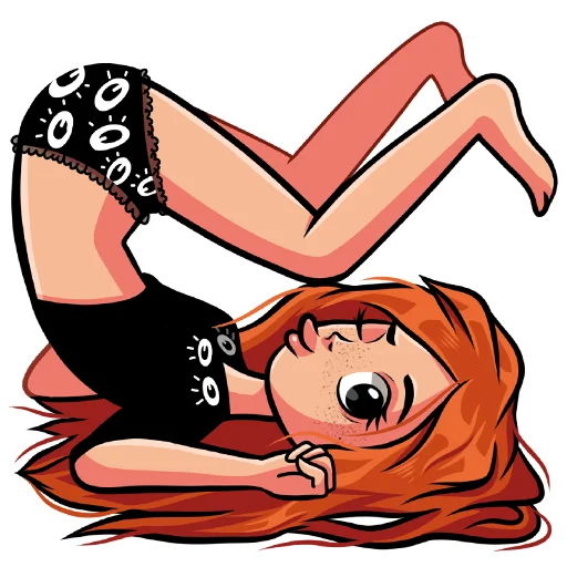 😘 Стикер «KristinaKaspi» для Telegram