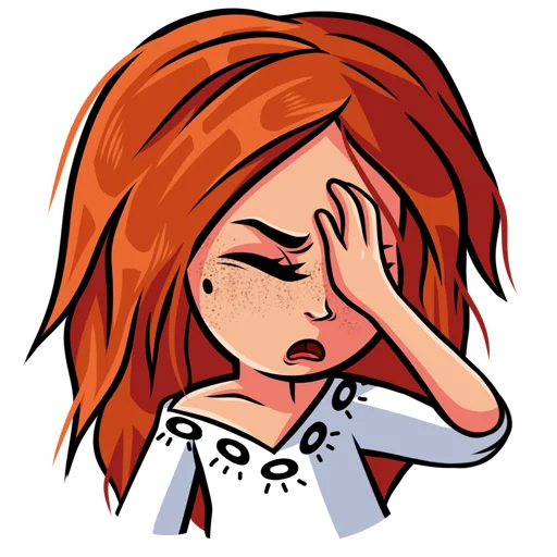 🤦‍♀️ Стикер «KristinaKaspi» для Telegram