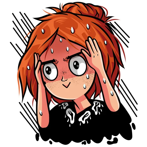 😱 Стикер «KristinaKaspi» для Telegram