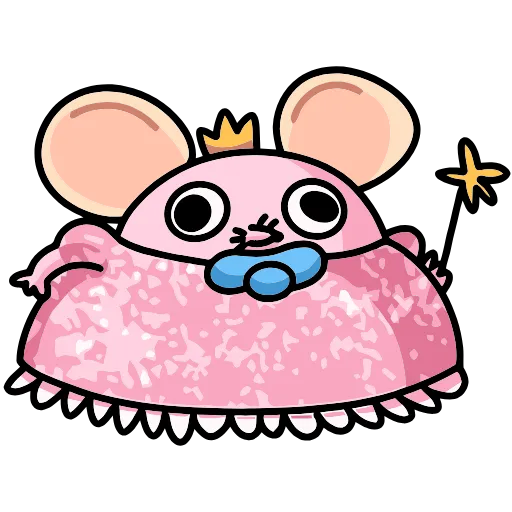 👸 Эмодзи «Крысюня» для Telegram