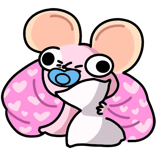 😴 Эмодзи «Крысюня» для Telegram