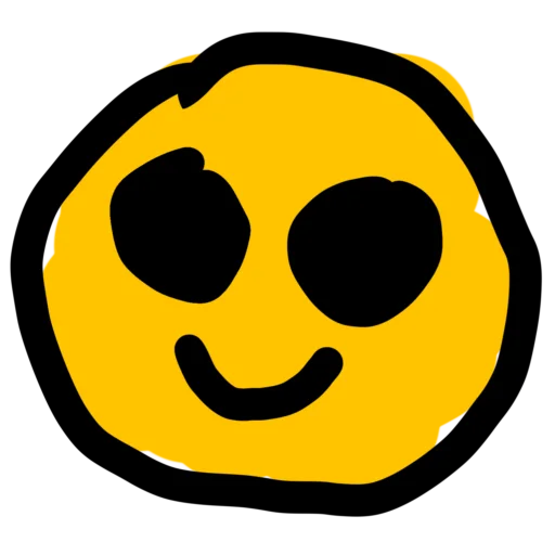 😊 Стикер «кривой бровл старс» для Telegram