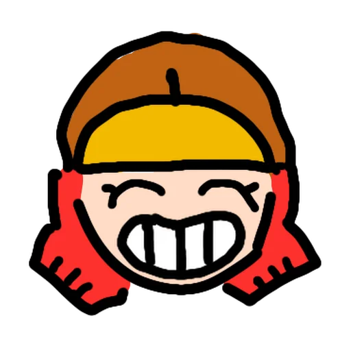 🔧 Стикер «кривой бровл старс» для Telegram