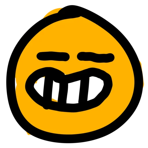 😁 Стикер «кривой бровл старс» для Telegram