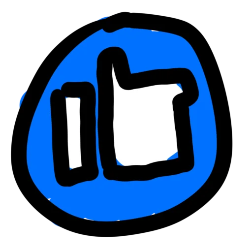 👍 Стикер «кривой бровл старс» для Telegram