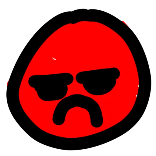 😤 Стикер «кривой бровл старс» для Telegram
