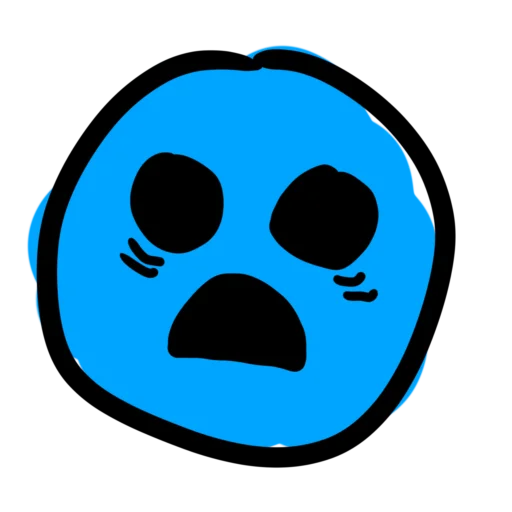 😱 Стикер «кривой бровл старс» для Telegram