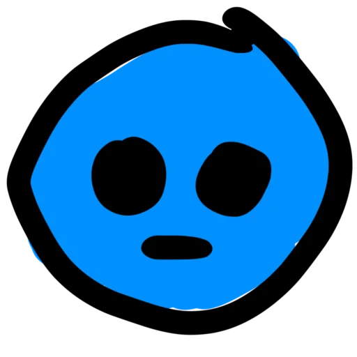 😐 Стикер «кривой бровл старс» для Telegram