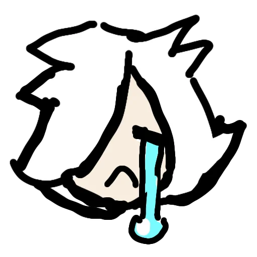 😢 Стикер «кривой бровл старс» для Telegram