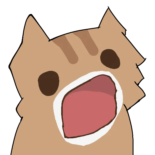😨 Стикер «Кривые коты» для Telegram