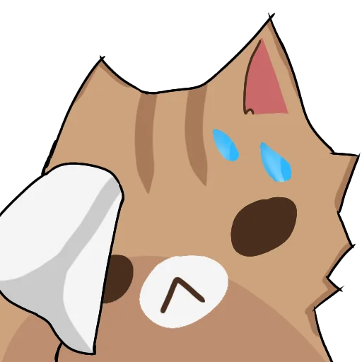 😰 Стикер «Кривые коты» для Telegram