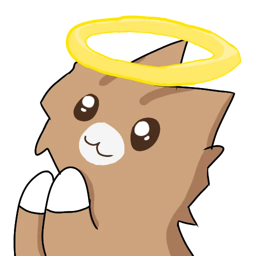 😇 Стикер «Кривые коты» для Telegram