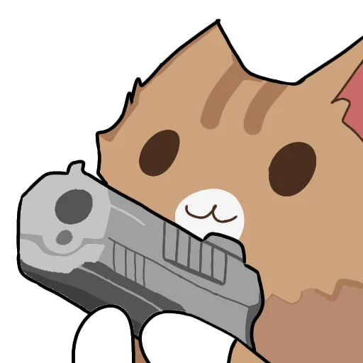 😀 Стикер «Кривые коты» для Telegram