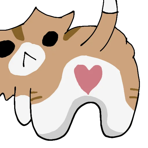 ❤ Стикер «Кривые коты» для Telegram