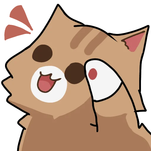 🥱 Стикер «Кривые коты» для Telegram